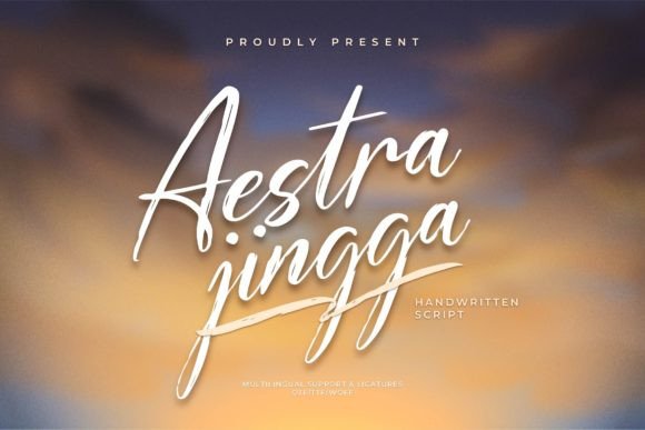 Aestra Jingga Font for Creative Makers