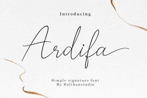 Ardifa: A Modern Handwritten Font