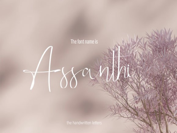Assanthi: A Font for Polished Branding