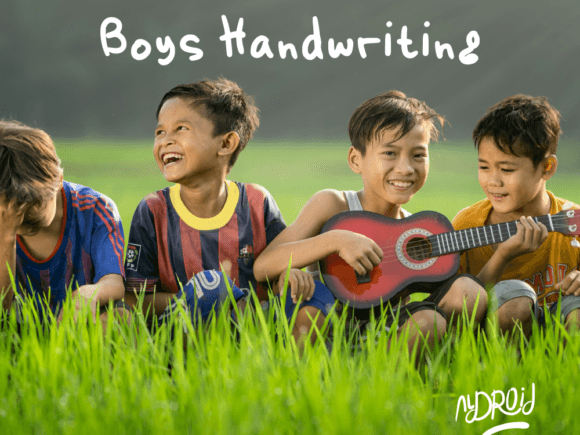 Boys Handwriting Font for Creative Projects