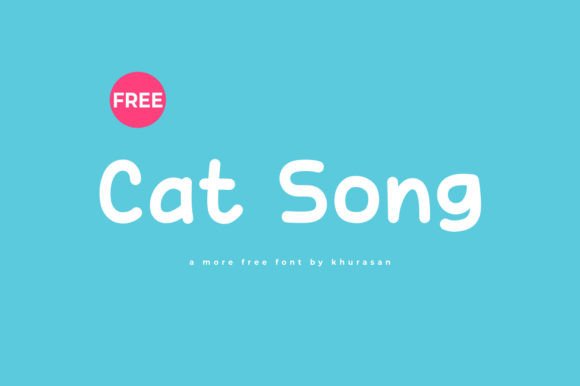 Cat Song Font for Web Design