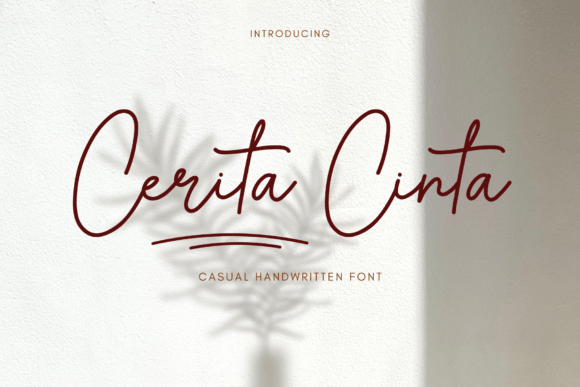 Cerita Cinta: A Font That Speaks to Your Brand