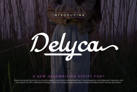 Delyca: A Handwritten Font for Elegant Design