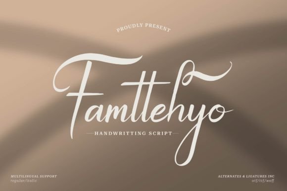 Famtehyo Font for Business