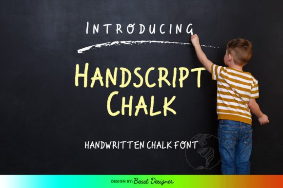 Handscript Chalk Font for Creative Makers