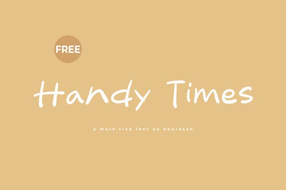 Handy Times: A Stylish Font for Creative Campaigns