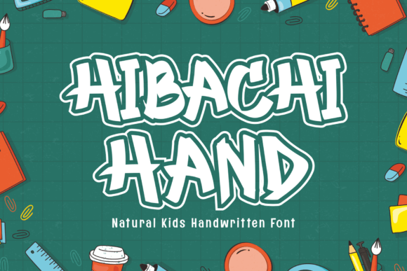 Hibachi Hand: A Playful Font for Creative Brands