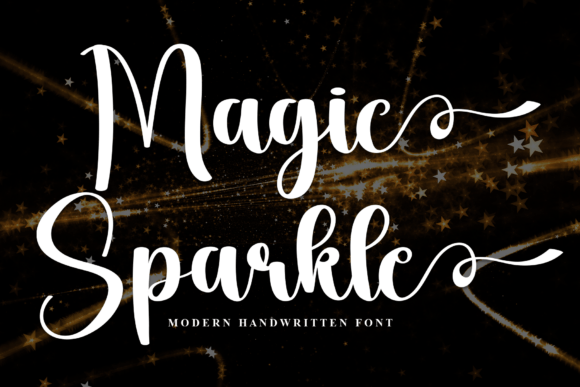 Magic Sparkle Font: Elegant Handwriting for Digital Campaigns