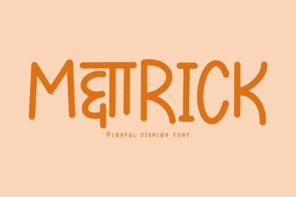 Mettrick: A Playful Handwriting Font