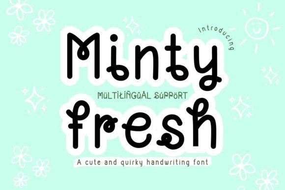 Minty Fresh Font for Creative Publishing
