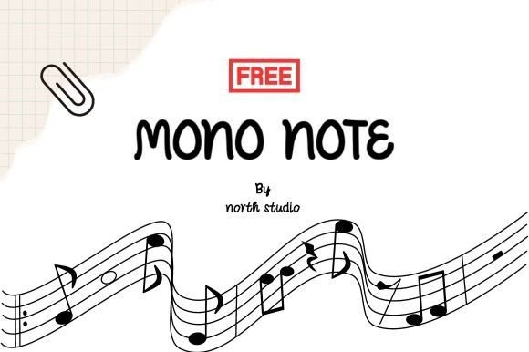 Mono Note Font for Web Design