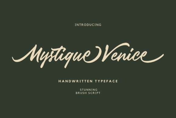 Mystique Venice: Elegant Script Font