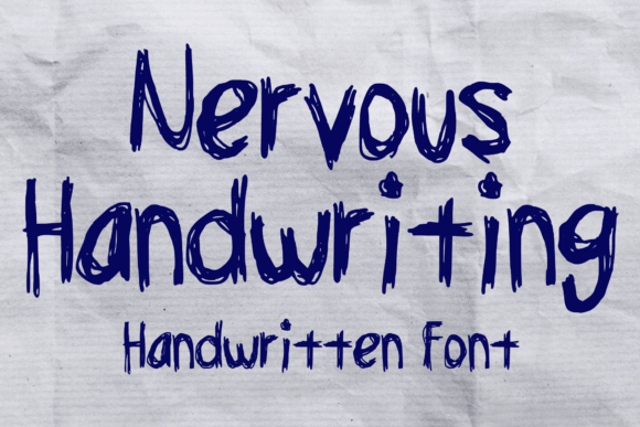 Nervous Handwriting Font