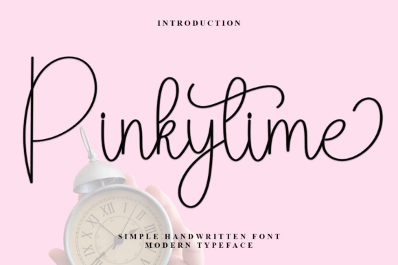 Pinky Time: A Playful Font for Creative Projects
