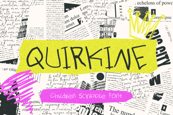 Quirkine: A Font That Speaks to Kids