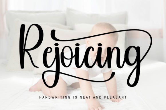 Rejoicing Font: Elegant Script for Web Design