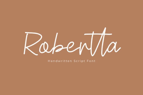 Robertta Font for Handmade Creations