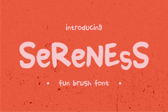 Sereness: A Joyful Font for Creative Projects