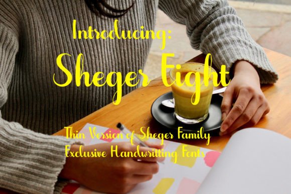 Sheger Eight: A Bold Script Font for Digital Marketing