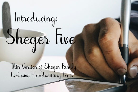 Sheger Five: A Script Font for Creative Campaigns