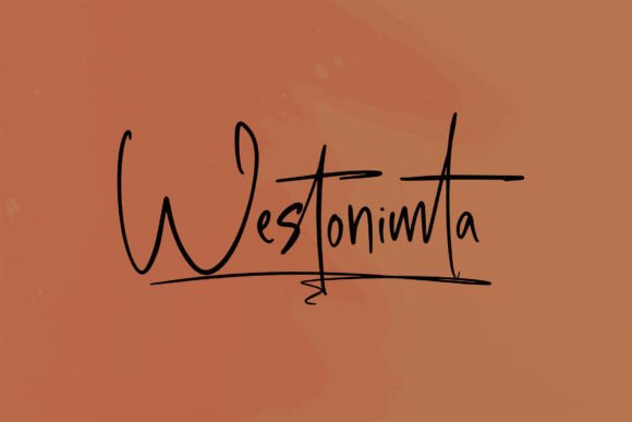 Westonimta: A Modern Handwriting Font