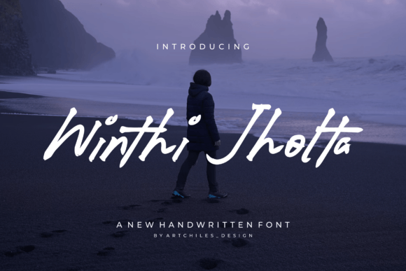 Winthi Jholta: Elegant Script for Web Design