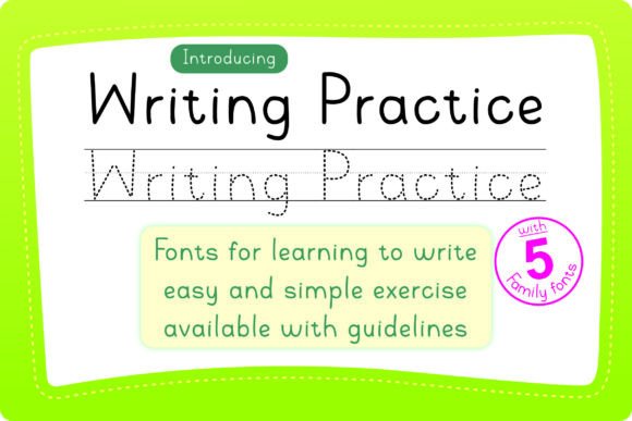 Writing Practice Font for Business